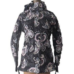 ODD MOLLY NWT Love Avalanche Paisley Ski / Snowboarding Jacket  Size SMALL